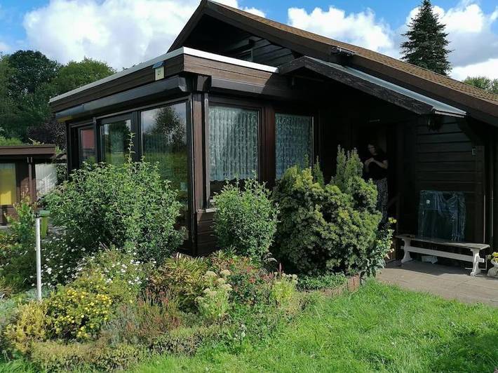 Ferienhaus für 3 Personen, mit Terrasse und Garten
