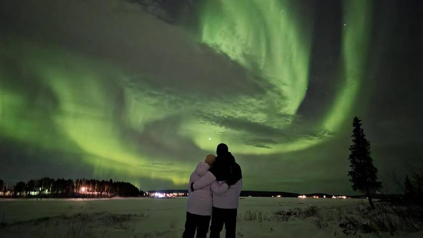 Location de vacances pour 2 personnes, avec vue ainsi que terrasse et sauna à Kiruna - 3