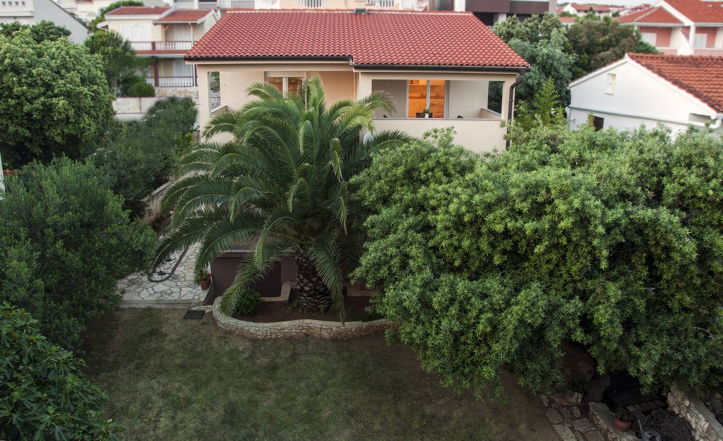 Cały apartament, Jednopokojowy apartament z tarasem i widokiem na morze Mandre (Pag) A-6516-d in Mandre, Pag (Wyspa)