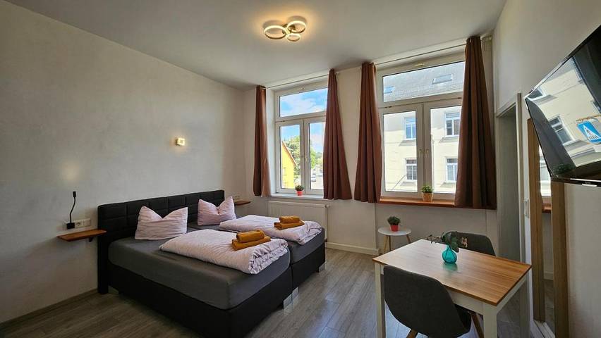 Gîte pour 3 personnes, avec terrasse, animaux acceptés à Gera - 4