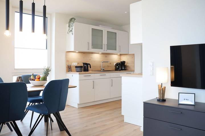 Ferienwohnung für 4 Personen, mit Balkon und Sauna in Marienleuchte