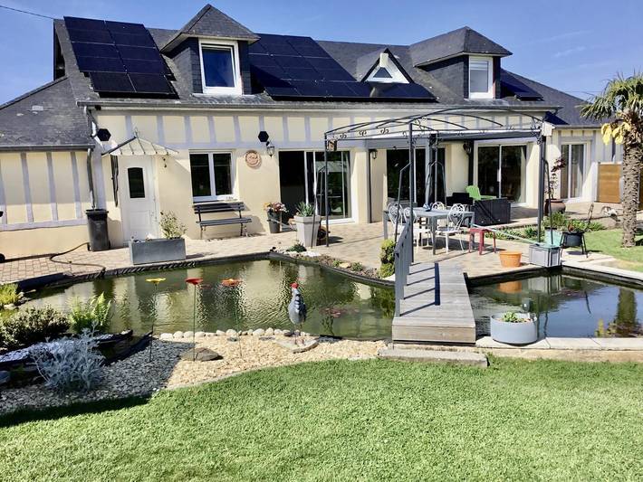 Chambre d’hôte pour 2 personnes, avec Terrasse et Jardin à Heuqueville