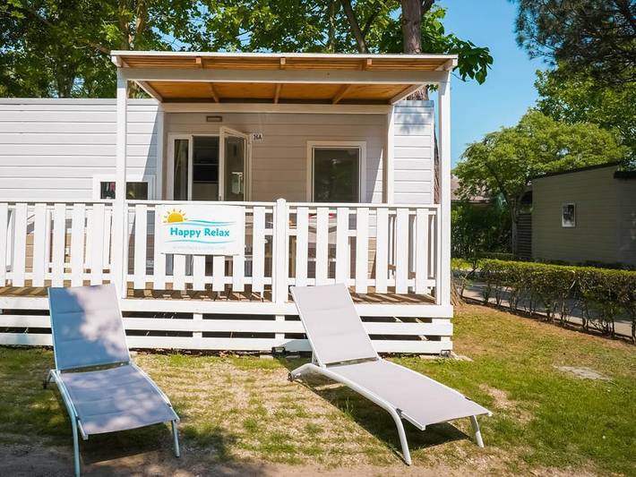 Casa rodante para 4 personas, con terraza y piscina para niños - 1