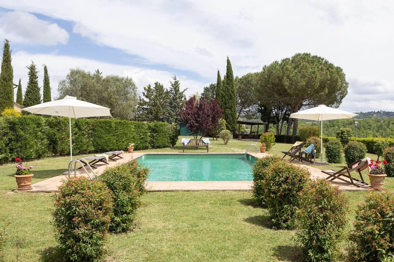 Villa für 11 Personen mit Seeblick in Pienza, Orciatal