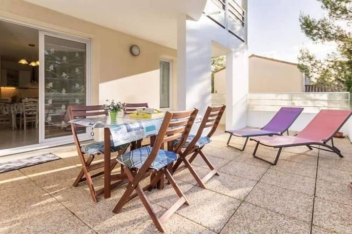 Appartement de vacances pour 3 personnes, avec balcon à Saint-Brevin-les-Pins