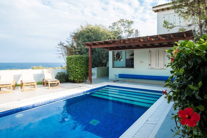 Villa mit pool für 9 Personen, mit Pool und Balkon/Terrasse auf Zypern - 3
