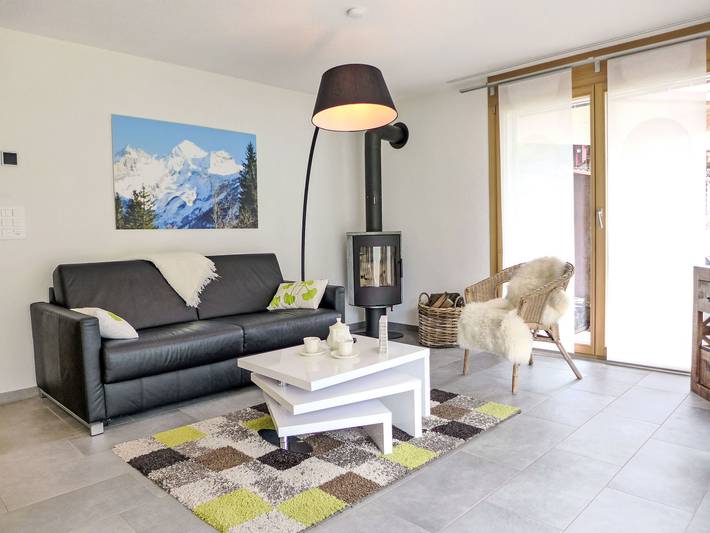 Ferienwohnung für 3 Personen, mit Ausblick und Terrasse im Berner Oberland - 2