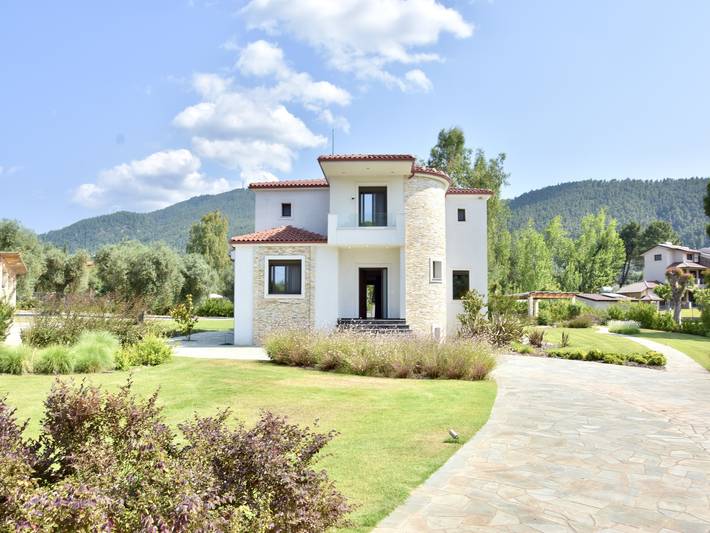 Villa für 14 Personen, mit Balkon/Terrasse und Garten sowie Ausblick in Chalkidiki - 4