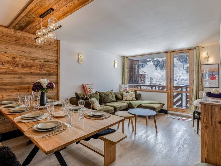 Gîte pour 10 personnes, avec balcon dans Plagne Bellecote - 3