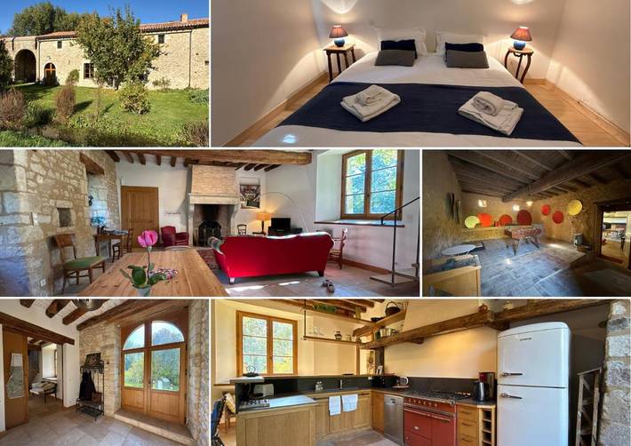 Location de vacances pour 8 personnes, avec jardin et vue dans Marnes - 2