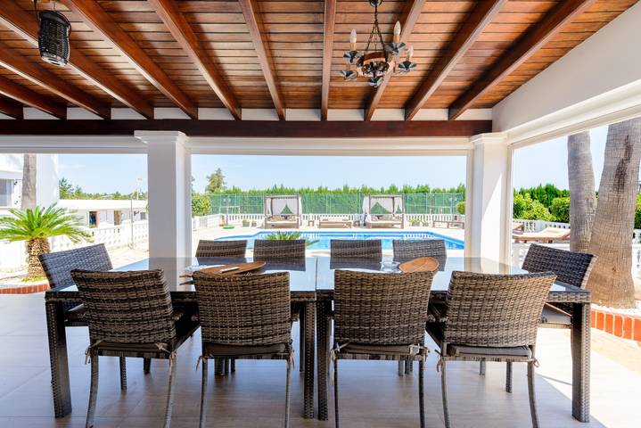 Casa rural para 10 personas, con jardín en San Rafael de Sa Creu - 4