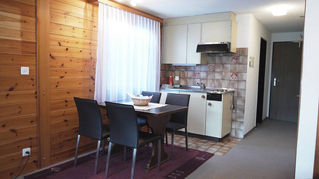 Ganze Ferienwohnung, Gsteinetgufer - 2-Bettwohnung 1661 in Grächen, Walliser Alpen