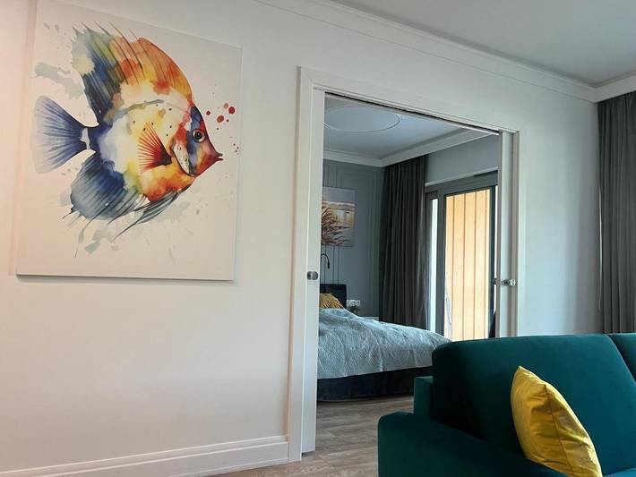 Ferienwohnung für 4 Personen, mit Sauna und Ausblick sowie Terrasse und Seeblick in Lötzen - 4