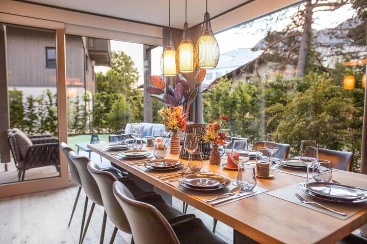 Ferienhaus für 11 Personen, mit Garten und Ausblick sowie Sauna in Garmisch-Partenkirchen