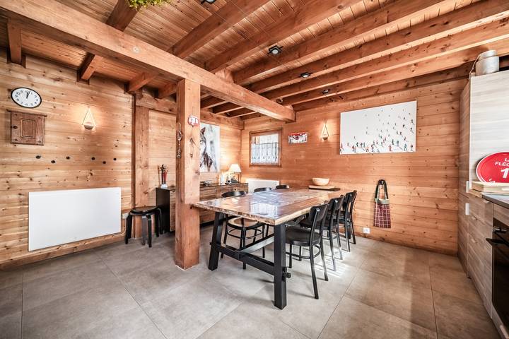 Chalet „6p Premium – Zibeline“ mit Bergblick, privater Terrasse und Wlan in Verchaix, Region Bonneville