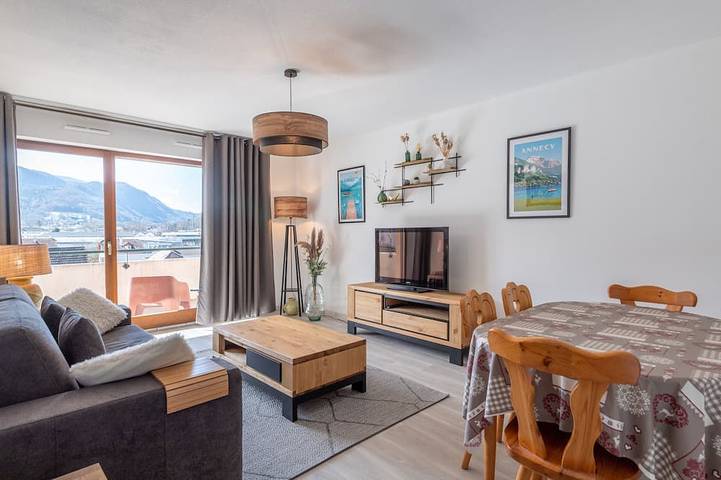 Appartement de vacances pour 4 personnes, avec balcon à Seynod