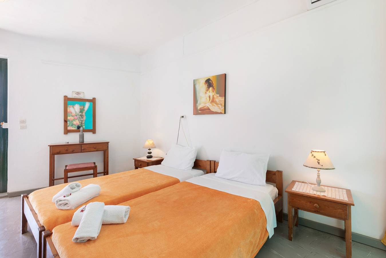 Chambre d’hôtes « Triple Vue Mer » avec vue sur mer, Wi-Fi et climatisation in Agia Galini, Région de Réthymnon