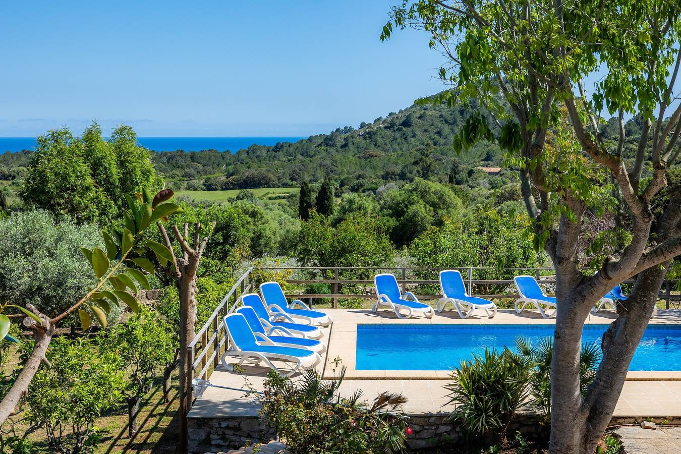 Villa 'Es Rafal De Baix' mit Meerblick, Wi-Fi und Klimaanlage in Son Servera, Mallorca Osten