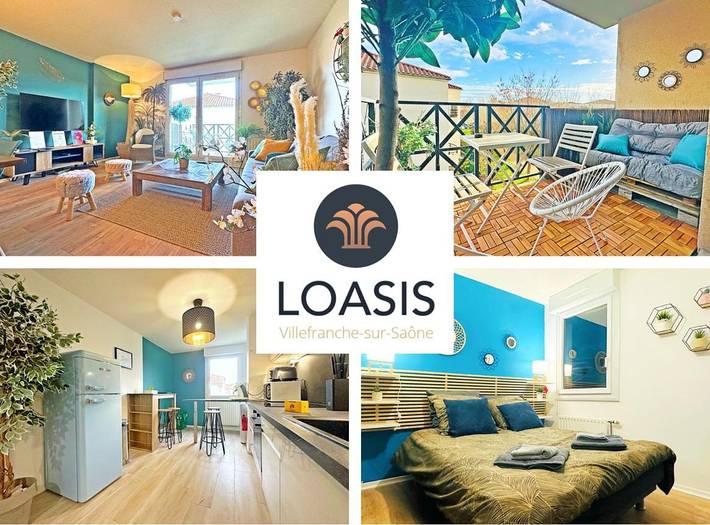 Gîte pour 6 personnes, avec Balcon et Terrasse à Villefranche-sur-Saône
