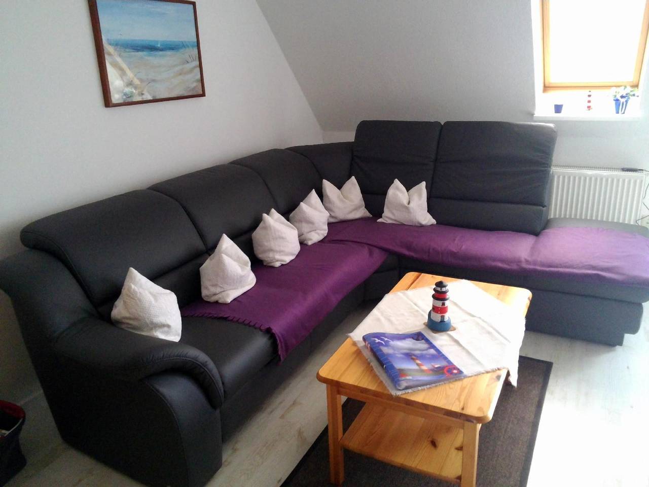 Ganze Ferienwohnung, Moderne Ferienwohnung mit Balkon in Strandnähe in Friedrichskoog-Spitze, Friedrichskoog