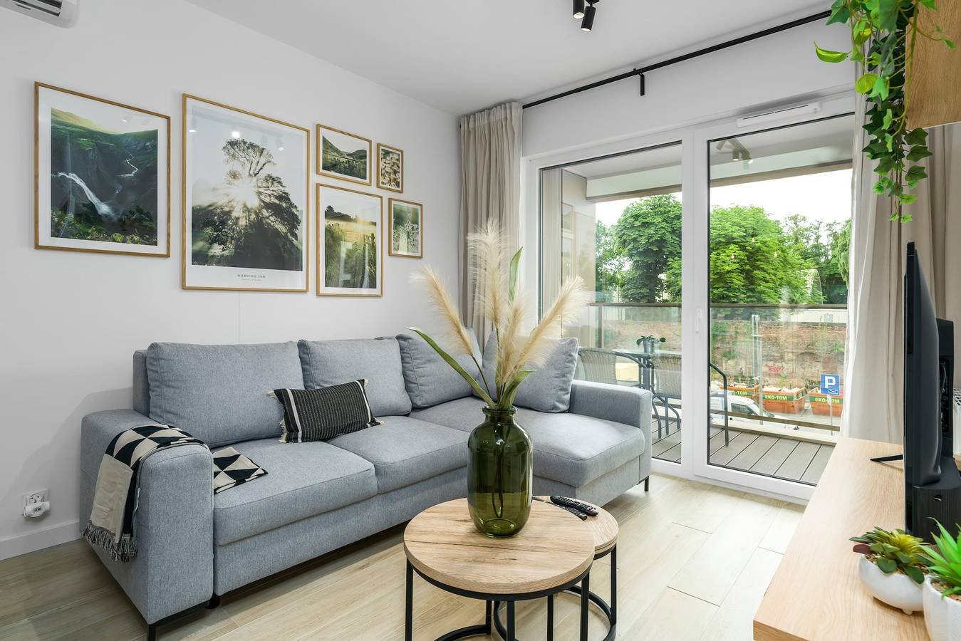 Ganze Wohnung, Stylish Apartment | Air Conditioning and Balcony in Posen, Großpolen