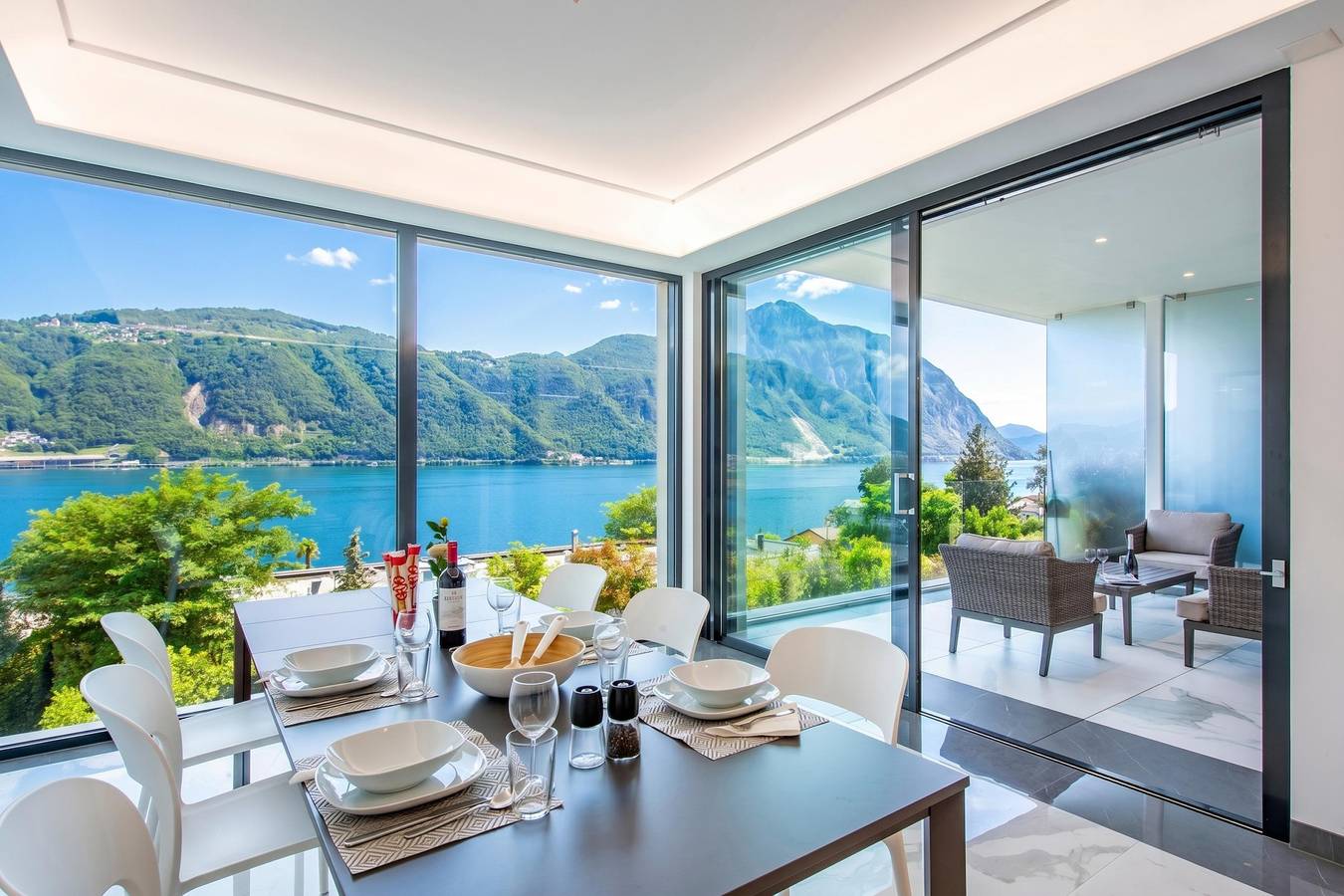 Geheel appartement, Residenza La Fontana in Bissone, Luganomeer
