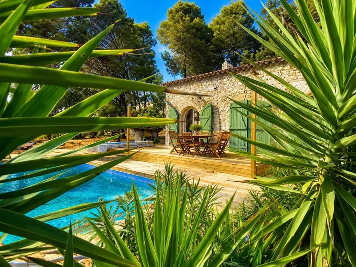 Maison de vacances pour 6 personnes, avec piscine ainsi que jardin et vue - 1