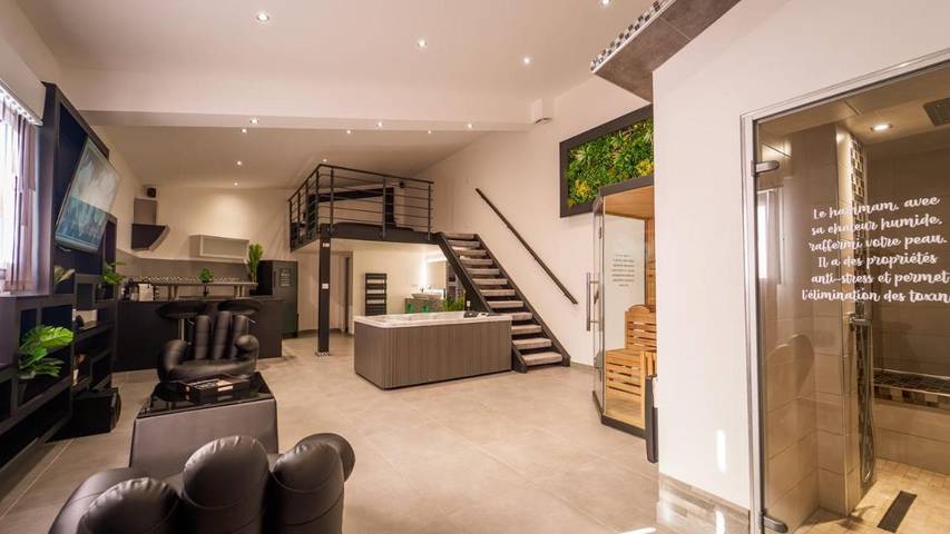 Chambre d’hôte pour 2 personnes, avec sauna et jacuzzi