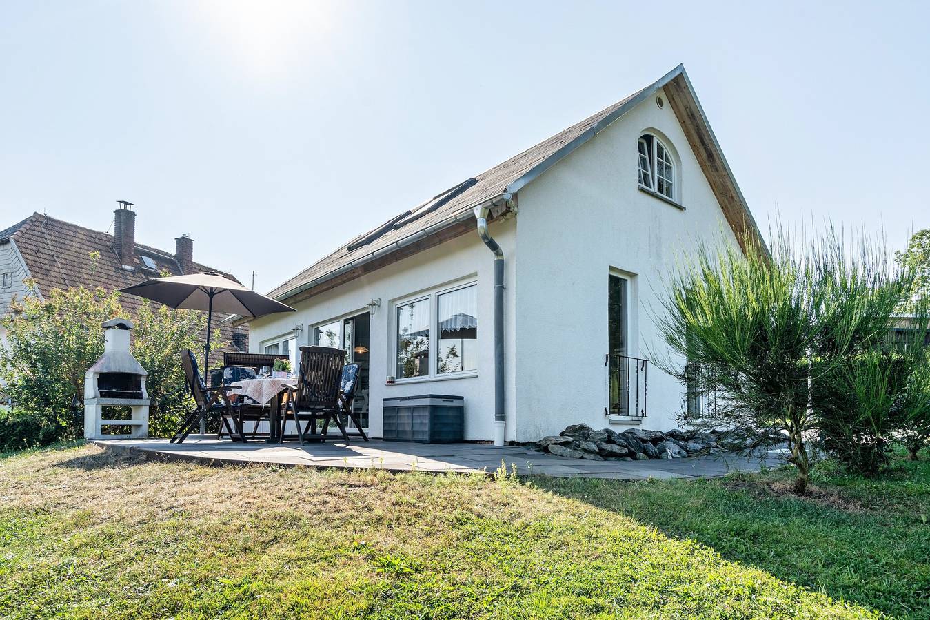 Casa de vacaciones 'Ferienhaus Sonja' con terraza privada, Wi-Fi y aire acondicionado in Niederwiesa, Chemnitz (region)