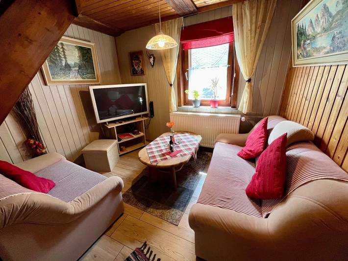 Ferienhaus für 3 Personen, mit Balkon und Garten in Herzberg am Harz