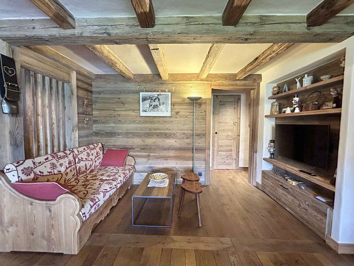 Appartement entier, Appartement 3 pièces+cabine à Megève, près des pistes, terrasse, parking, 6 couchages in Megève, Pays du Mont-Blanc