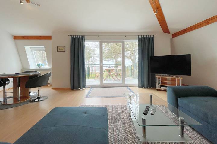 Ferienwohnung für 4 Personen, mit Balkon und Garten sowie Ausblick in Loddin - 3