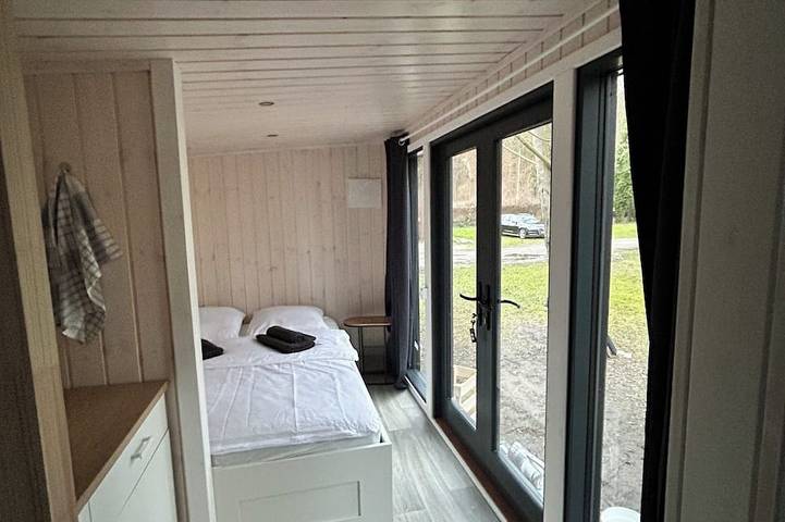 Charmantes Tiny House am See mit Sauna in Lehnin, Kloster Lehnin