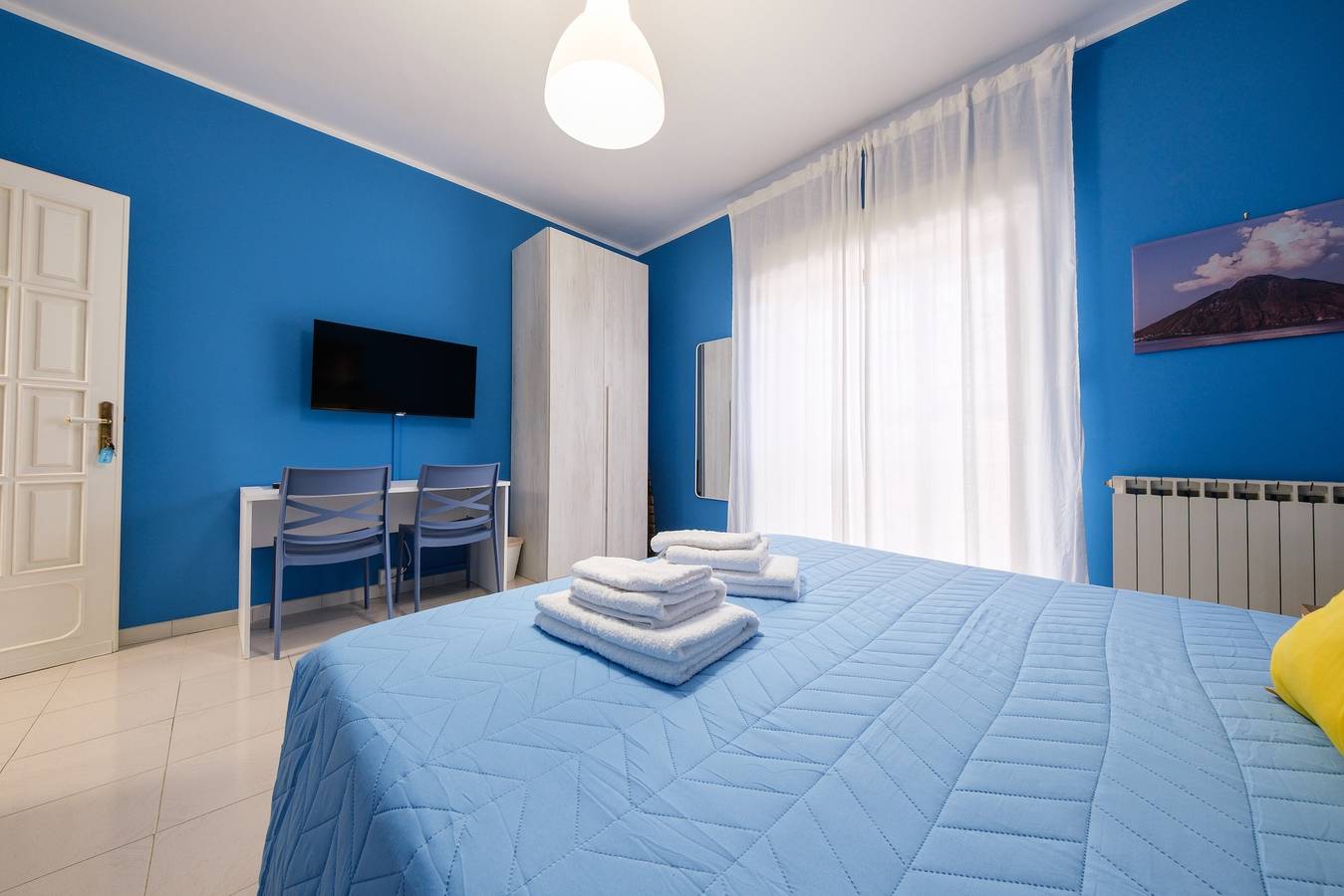 Kamer 'Stromboli' met Uitzicht op Zee, Wi-Fi en Airconditioning in Pace del Mela, Provincie Messina
