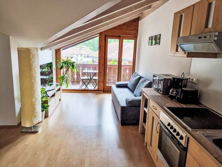 Ferienwohnung für 4 Personen, mit Balkon am Eibsee - 3