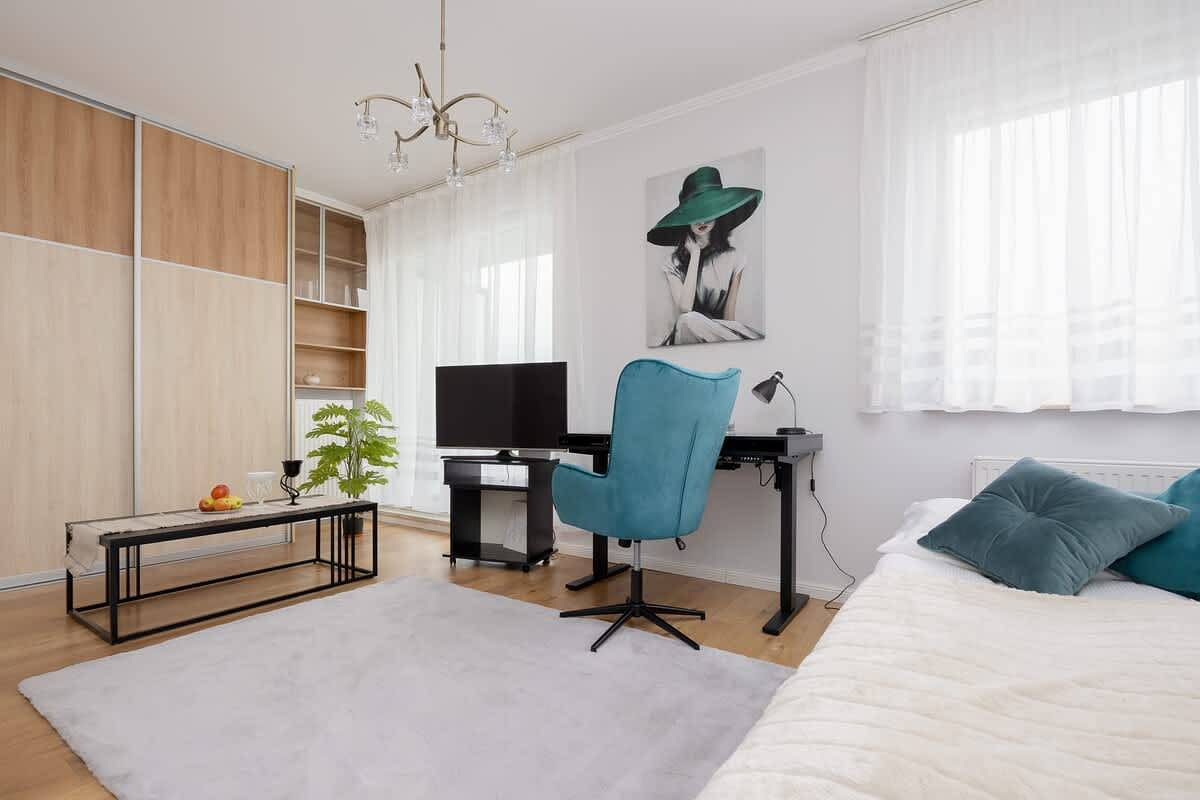 Entire studio, Głowackiego 14 | Cozy Studio | Warsaw in Bielany, Warsaw