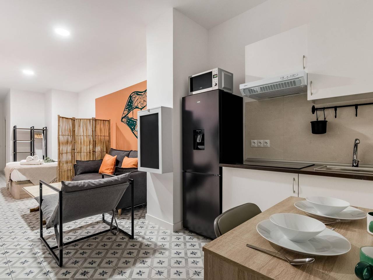 Estudio entero, Charming Urban Madrid I - Apartamento de 1 dormitorio con Ac. in Chamberí (Madrid), Madrid