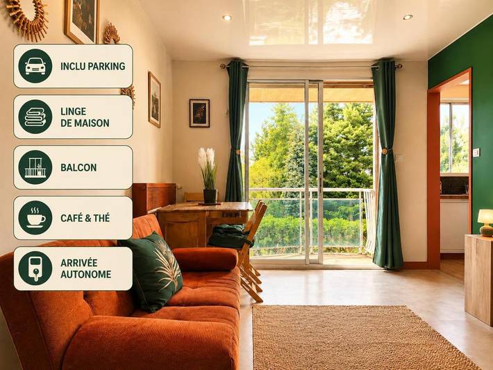 Appartement de vacances pour 4 personnes, avec Balcon