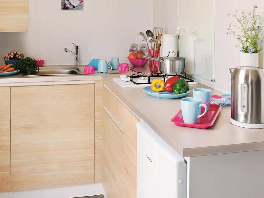 Flower Camping Les Ondines - Mobilhome 2 personnes - Mobil-Home Standard 18m² 1 chambre + terrasse semi-couverte + Tv + Clim 2 pers. 62844 in Souillac, Lot