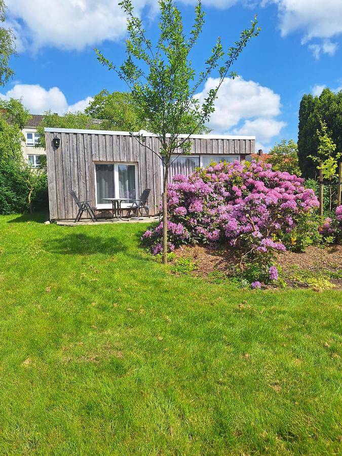 Ferienhaus für 3 Personen, mit Terrasse und Garten