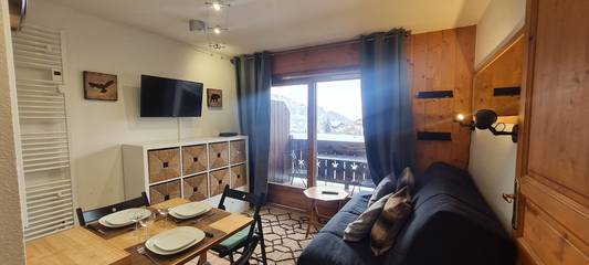 Chalet pour 4 personnes, avec balcon dans Les Deux Alpes