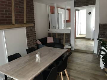 Gîte pour 6 personnes, avec jardin et terrasse à Ault