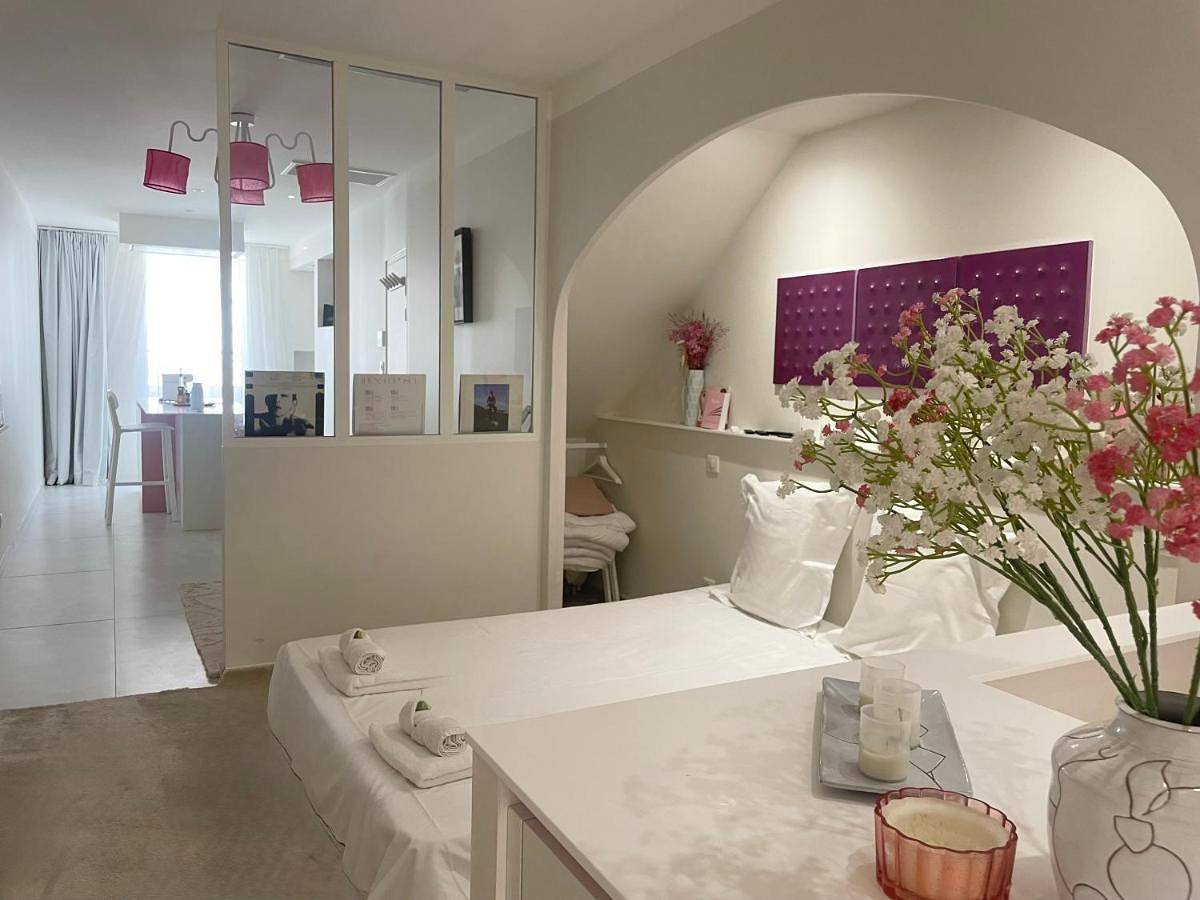 Appartement entier, "Rose" Atypique, clim, coeur du Quartier Haut in Sète, Côte méditerranéenne (France)