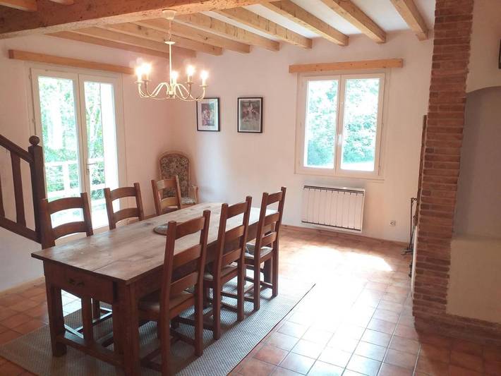 Location de vacances pour 8 personnes, avec balcon et jardin à Belcaire - 3