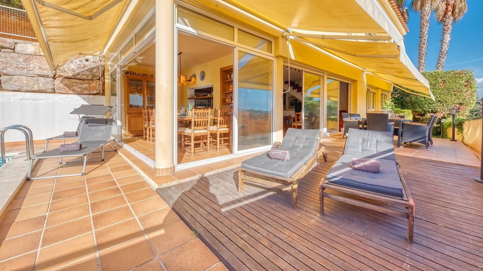 Villa "Costacabana - Santa Cristina" met Uitzicht op Zee, Only families in Blanes, Costa Brava