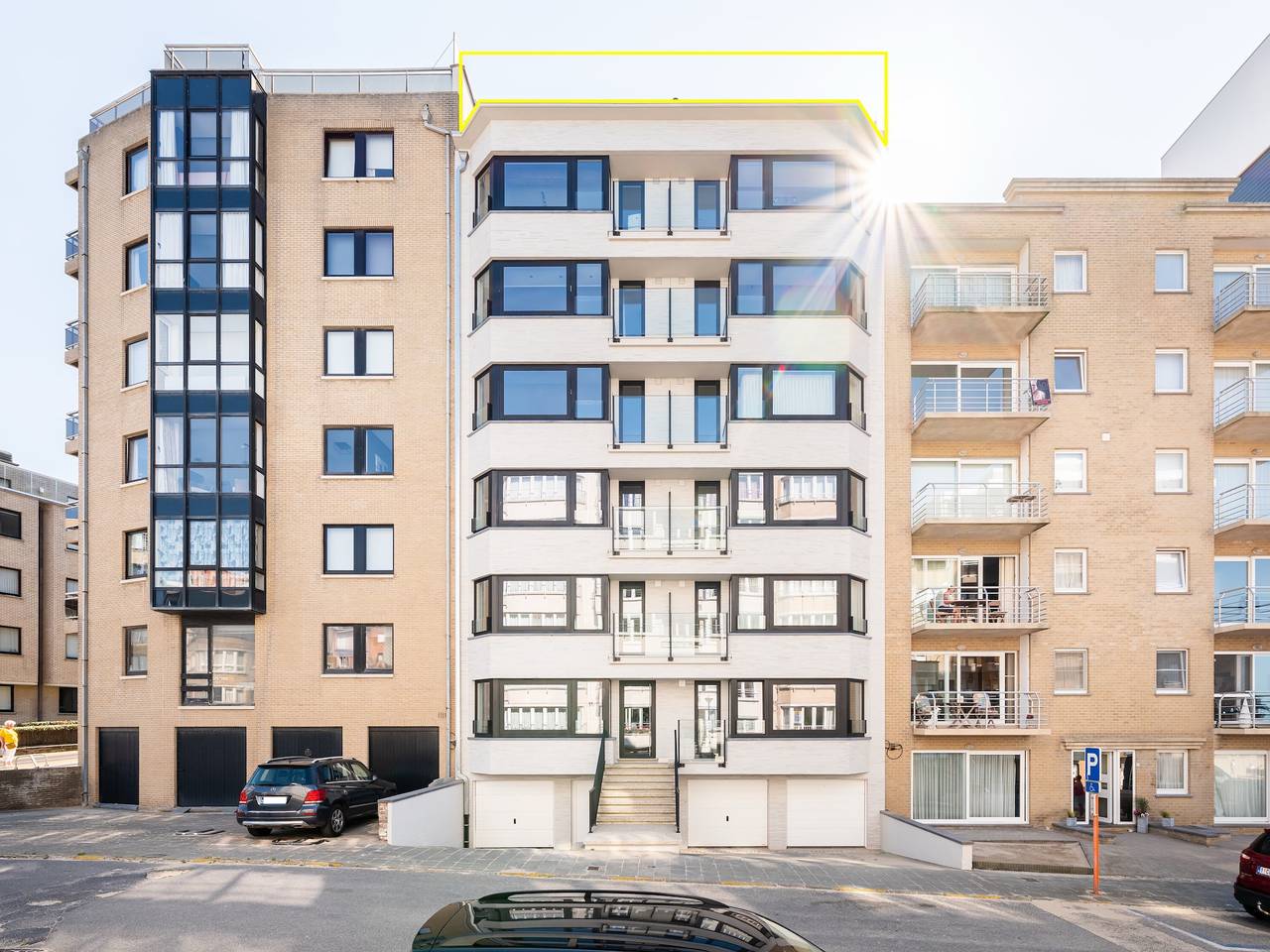 Ganze Wohnung, Dachwohnung am Meer mit Meerblick in Koksijde-Bad, Koksijde