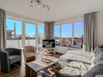 Ferienwohnung für 4 Personen, mit Balkon und Ausblick in Horumersiel