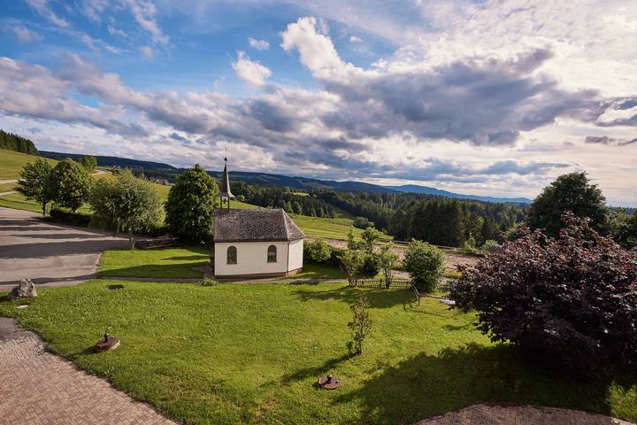Landhotel Gasthaus Sonneneuhäusle - Nr. 31 - Komfort-Einzelzimmer mit Balkon in Neuhäusle (St. Märgen), St. Märgen