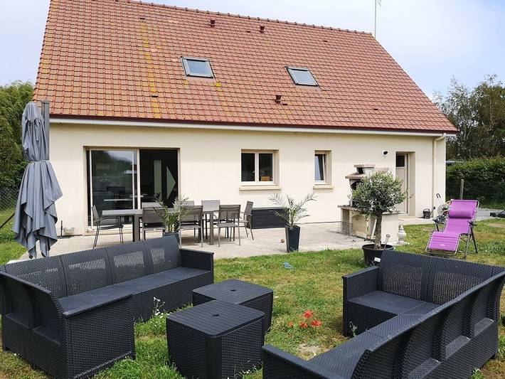 Gîte pour 8 personnes, avec terrasse et jardin au Le Crotoy
