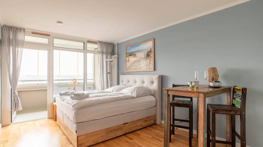 Ferienwohnung für 2 Personen, mit Balkon in Kiel